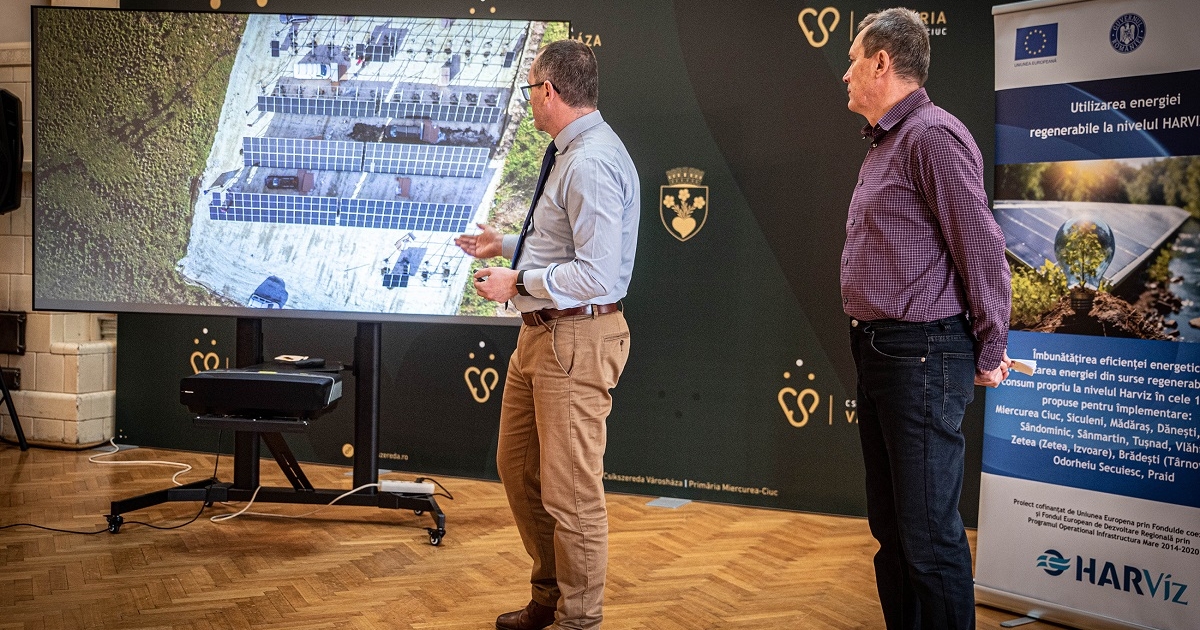 Napelemparkokat telepítettek Csíkszeredában és a megye több településén